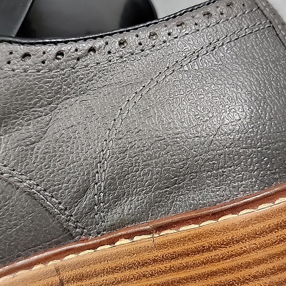 Cole Haan X Todd Snyder gray leather wingtip Oxford dress shoe C25251 men's 8m - Picture 6 of 12